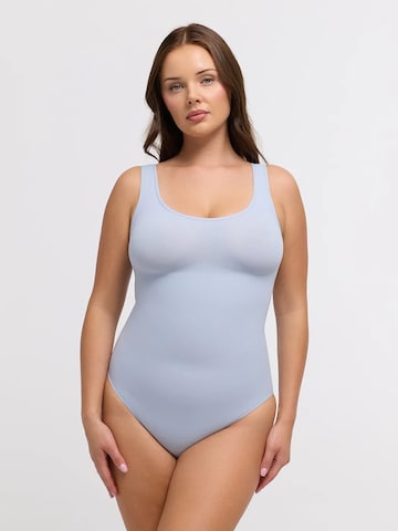 Body modellante 'Tank Sculpting Bodysuit with Slip' di cfab in blu