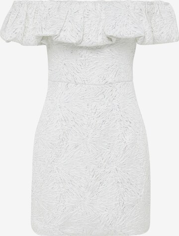 BWLDR - Vestido 'SASH' em branco: frente