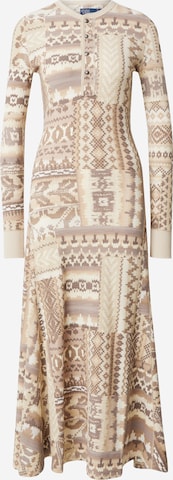 Polo Ralph Lauren Dress in Beige: front