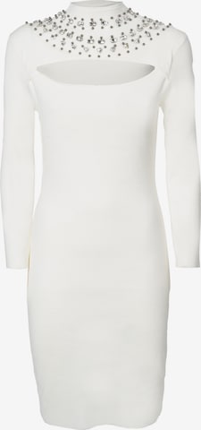 Abito in maglia di Influencer in bianco: frontale