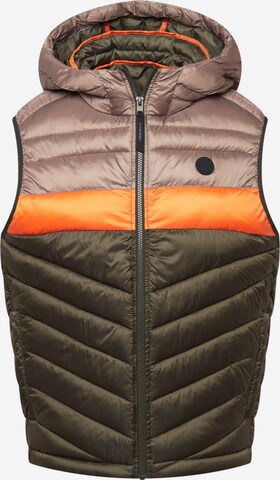 JACK & JONES Bodywarmer 'HERO' in Groen: voorkant