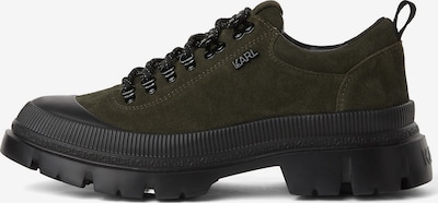 Batai su raišteliais iš Karl Lagerfeld, spalva – rusvai žalia / juoda, Prekių apžvalga