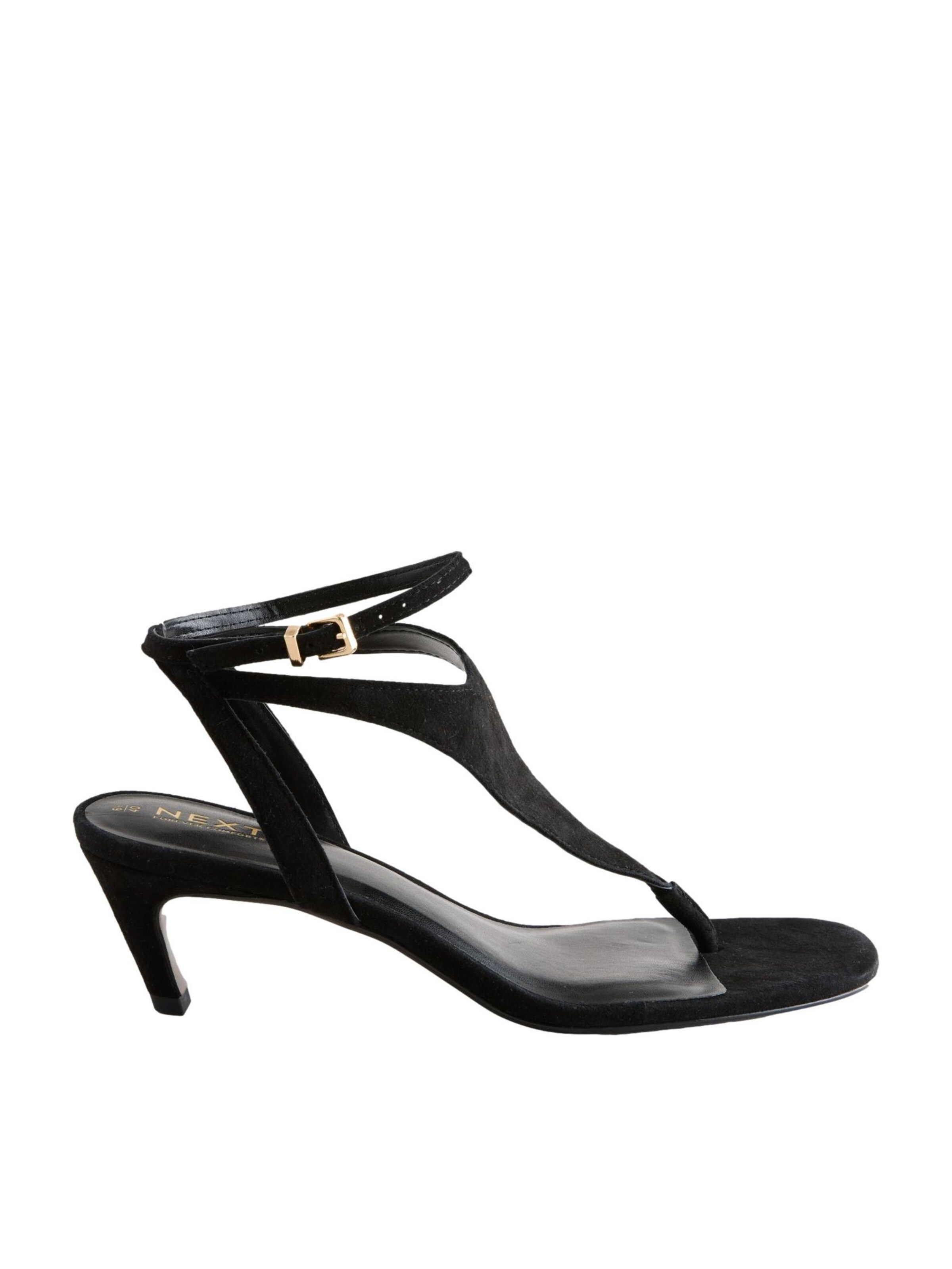 Next T-bar sandals 'Forever Comfort' in Black