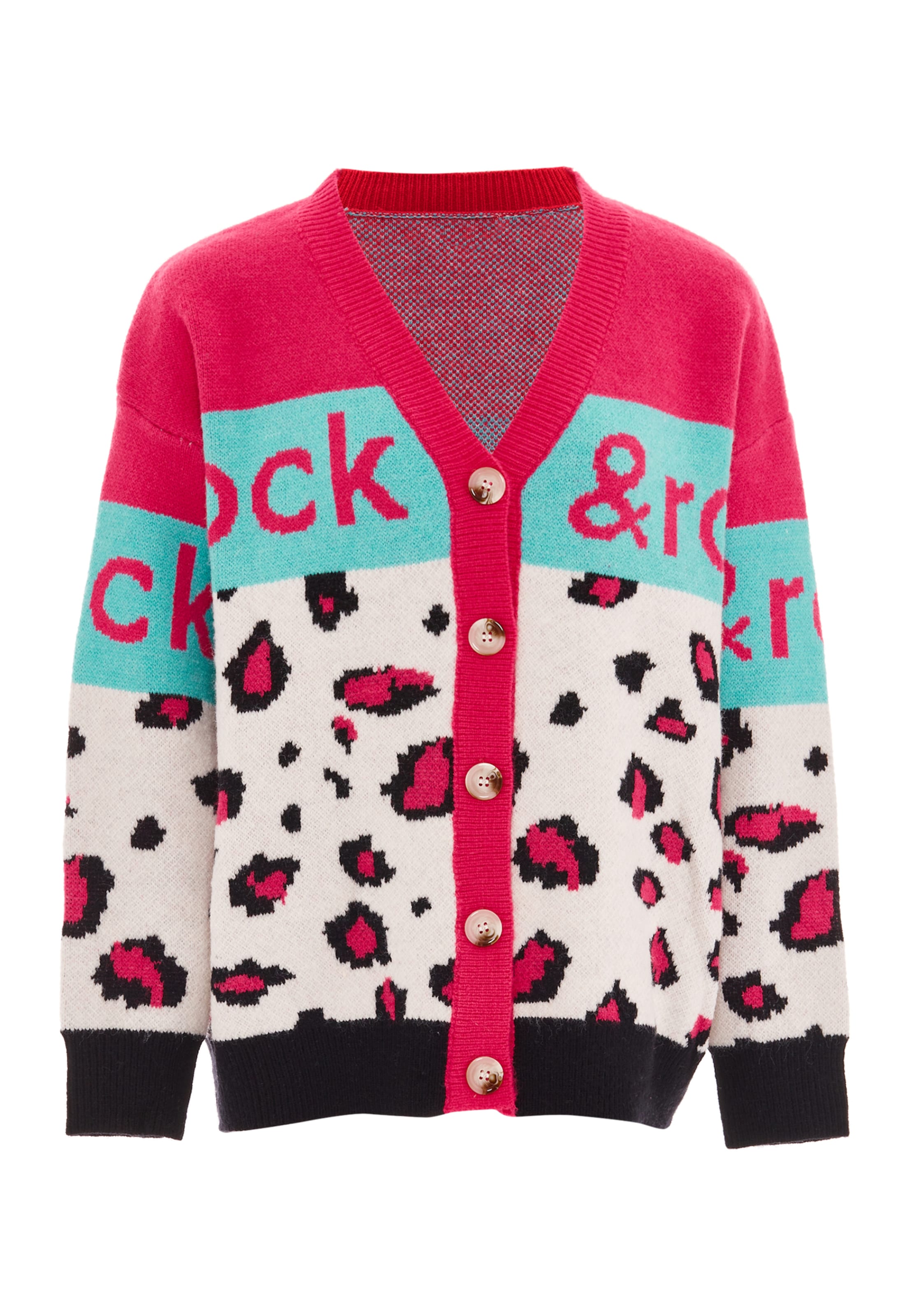 ebeeza - Casaco de malha em bege: frente