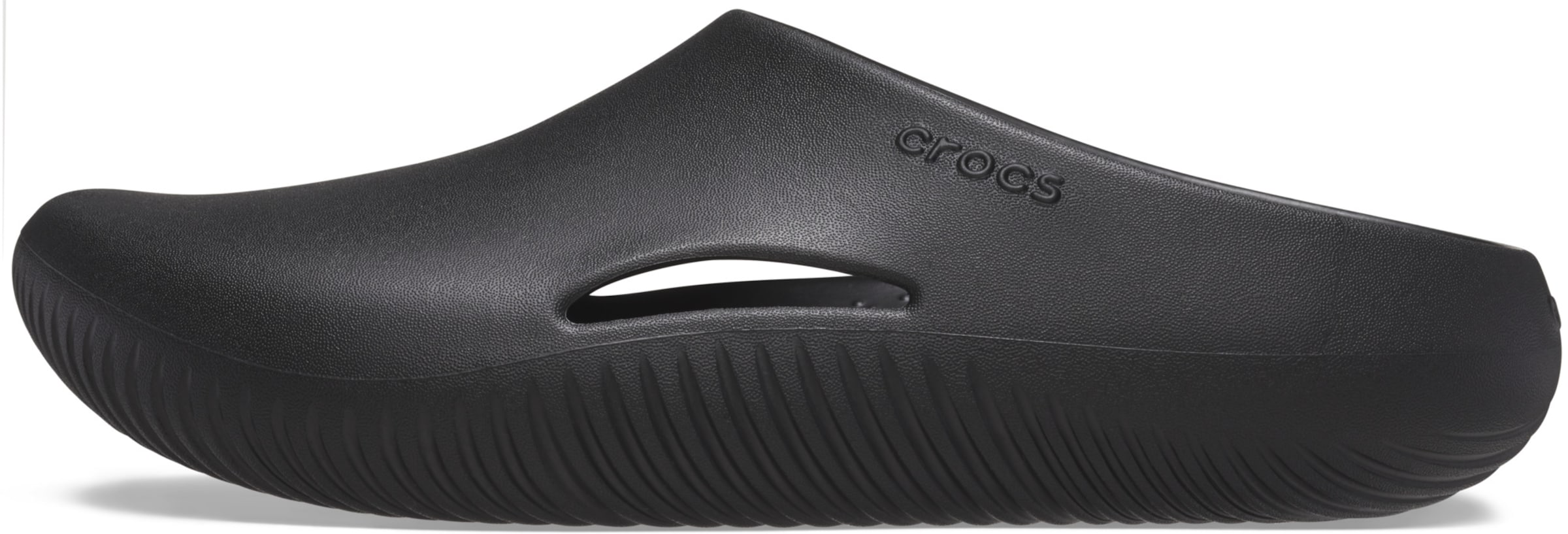 Crocs - Zuecos en negro: frente