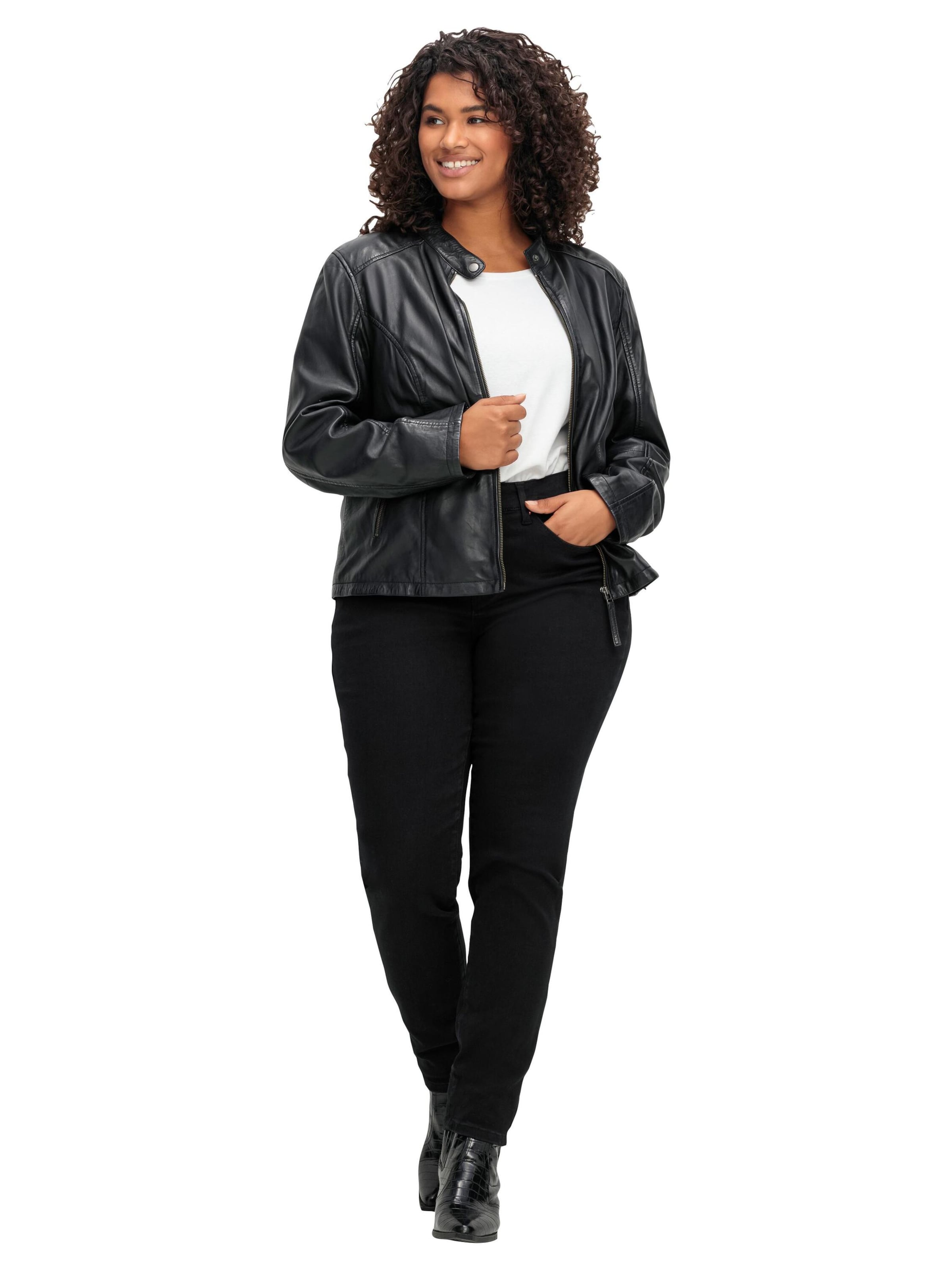 SHEEGO Kitsas Teksapüksid, värv must