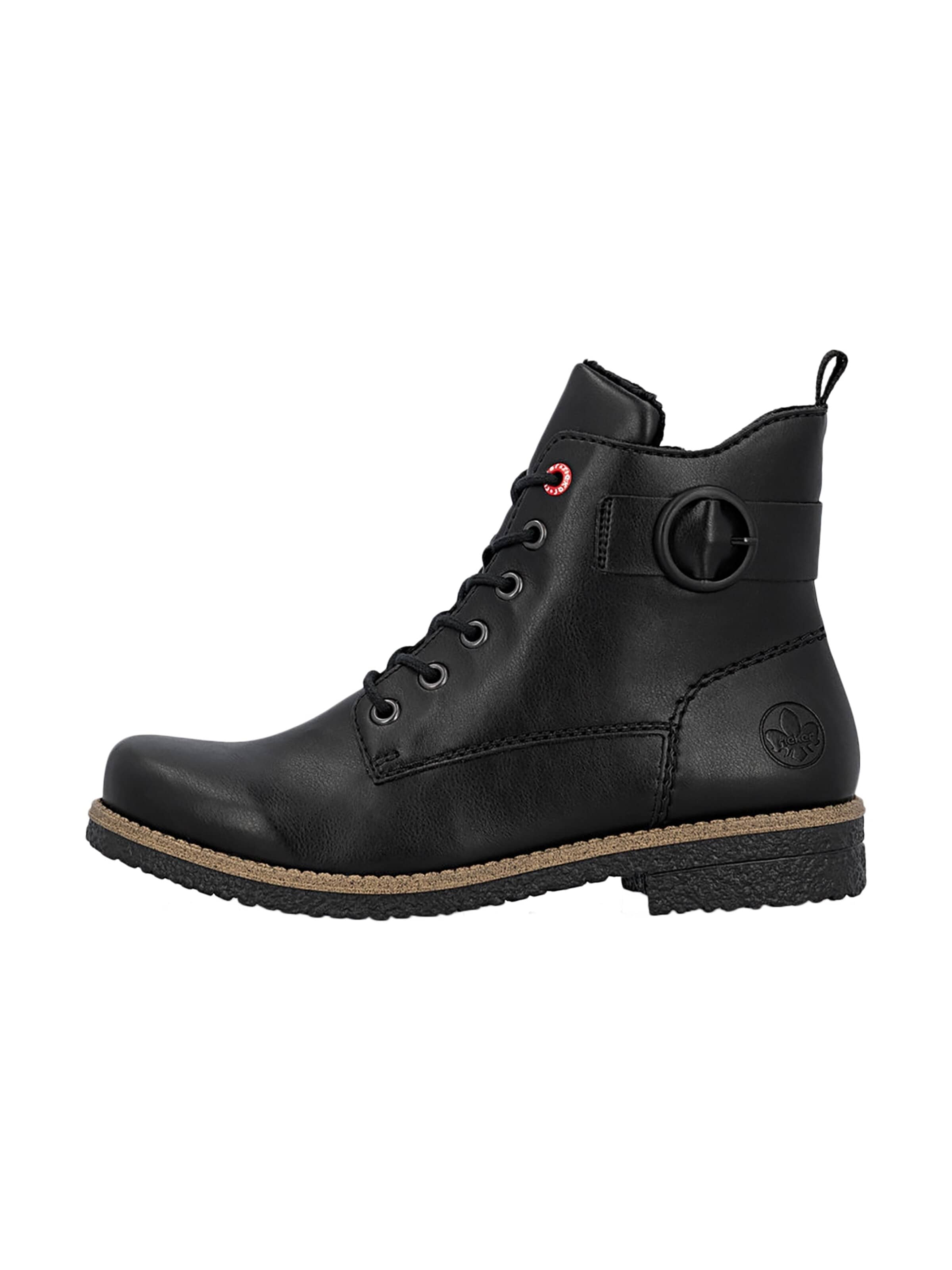 Bottines Rieker en noir : devant