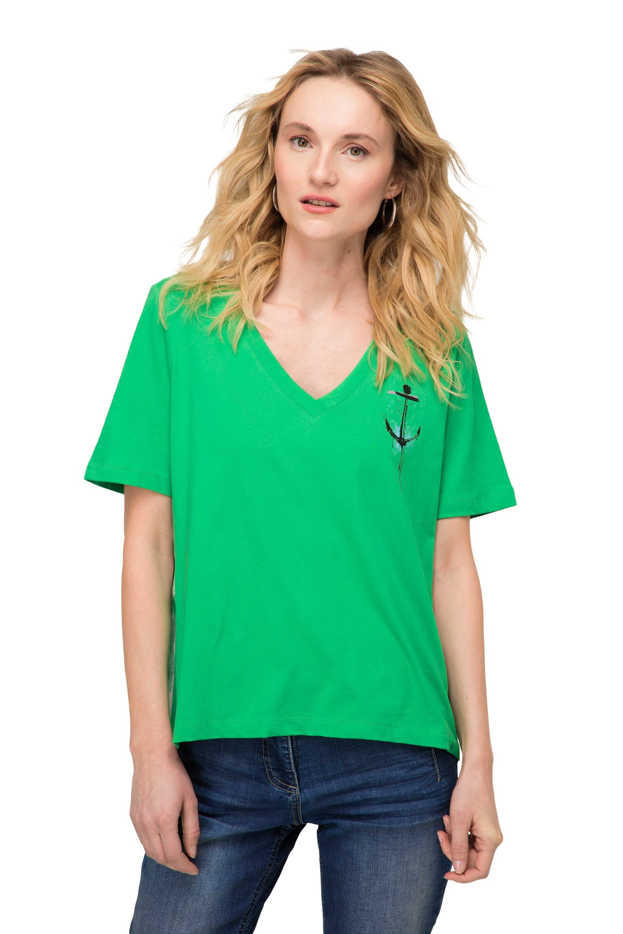 LAURASØN Shirt in Green: front