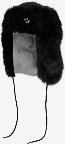 Căciulă de la KARL LAGERFELD JEANS pe negru: față