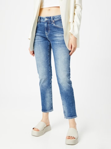 Coupe slim Jean AG Jeans en bleu : devant