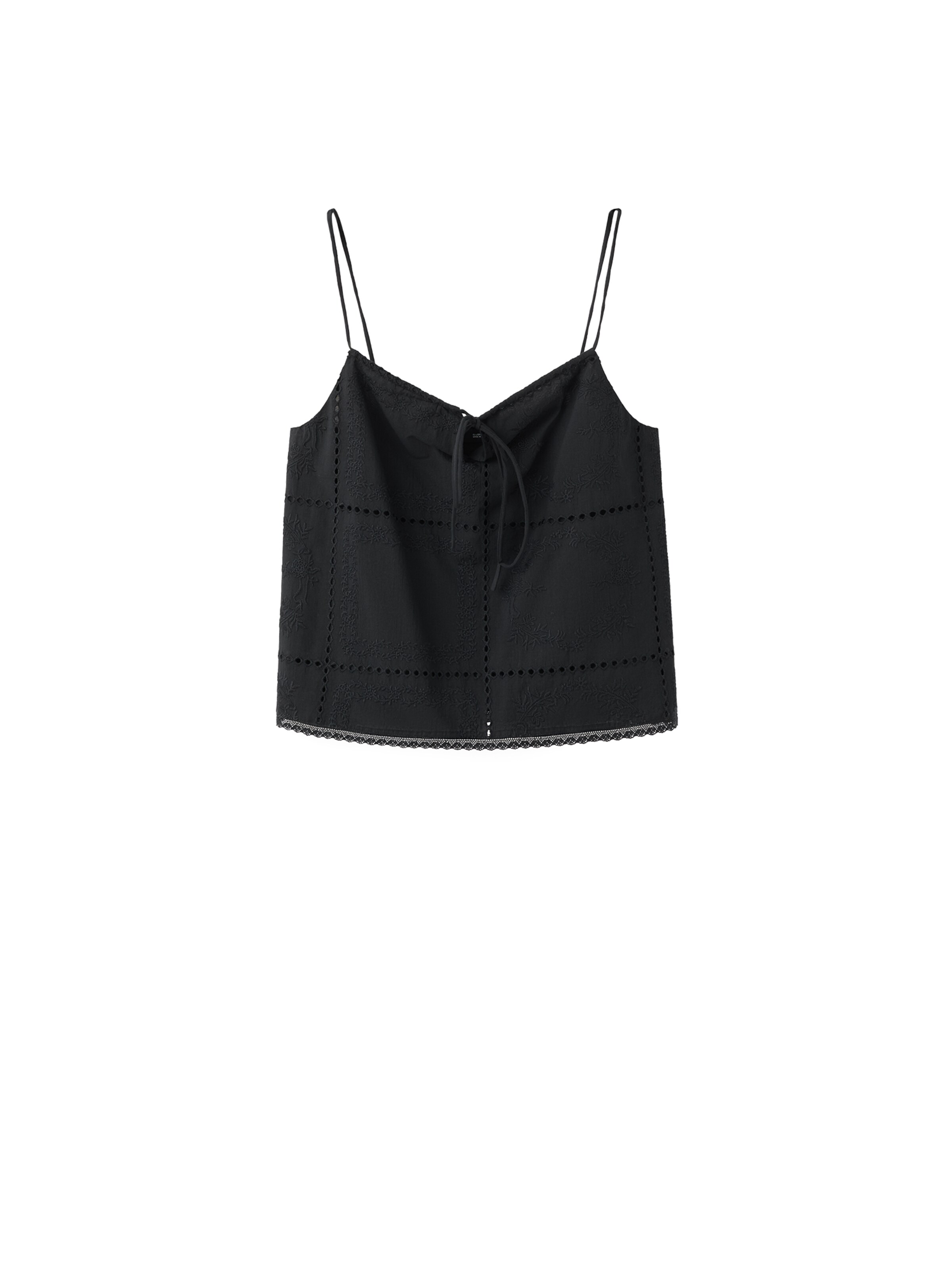 MANGO Top 'SHOLA' in XS in schwarz, Produktansicht
