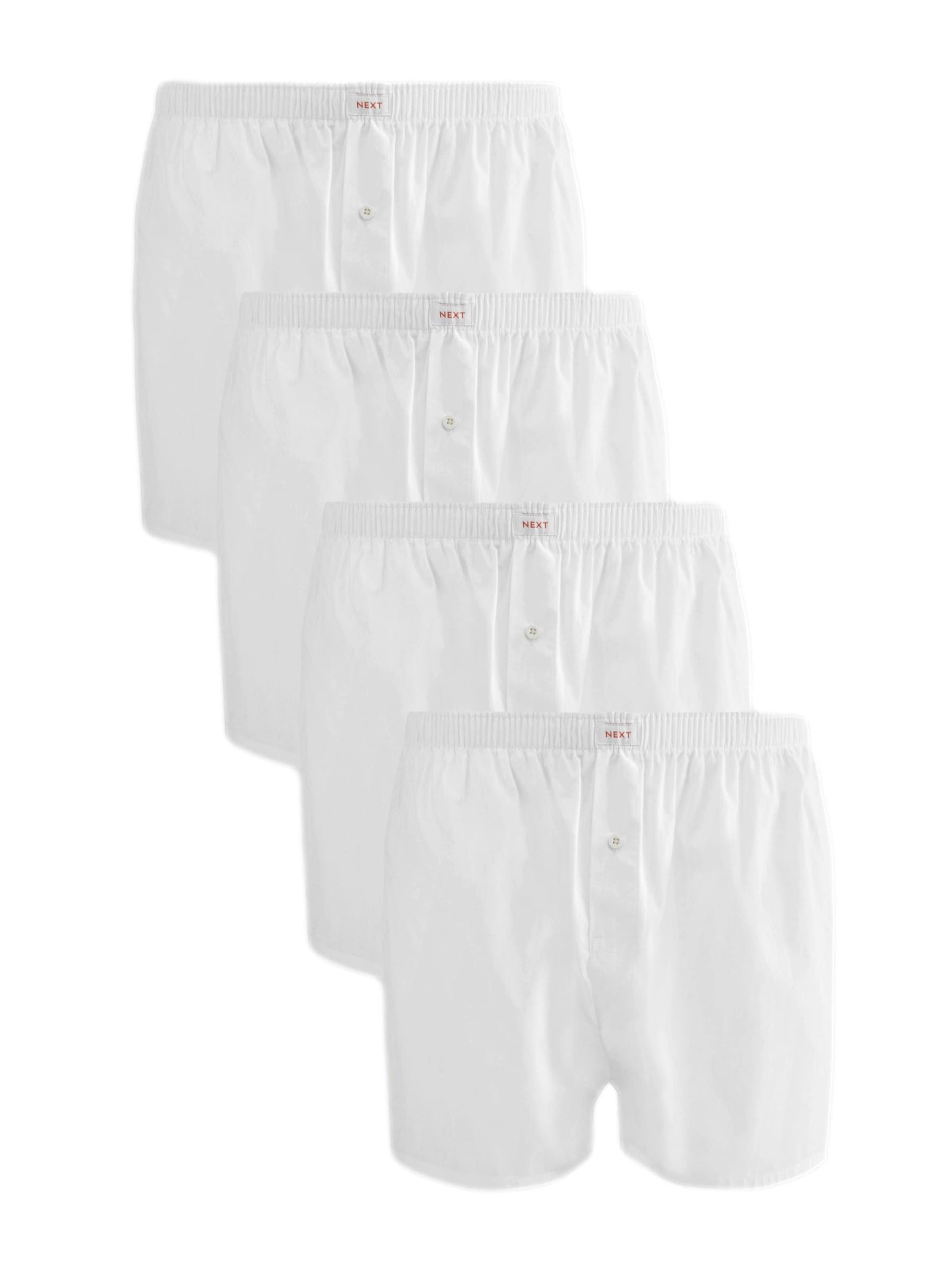 Next Boxerky – bílá: přední strana