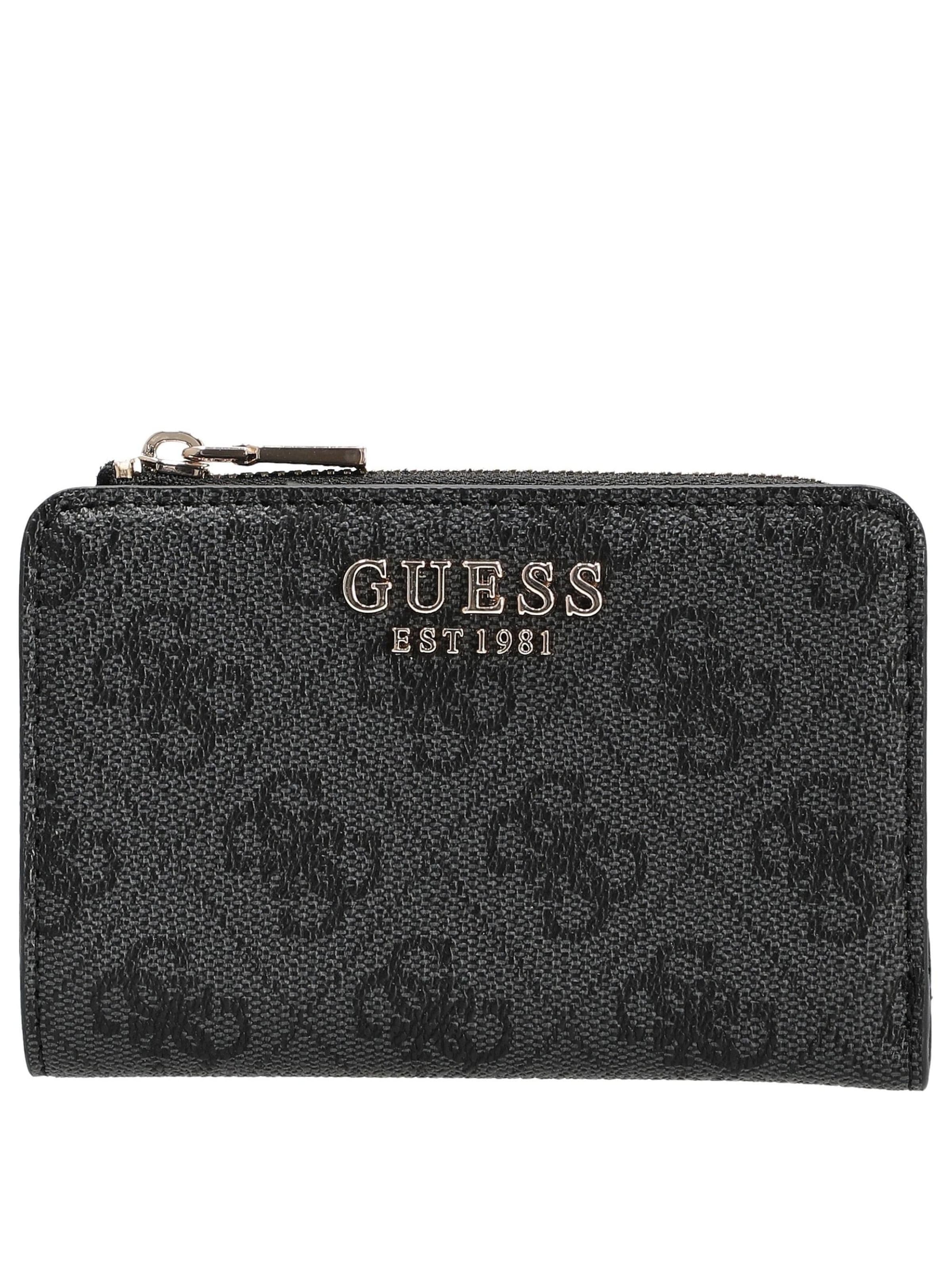 GUESS Originals Portemonnaie 'Laurel II'‌ in Schwarz: Vorderseite