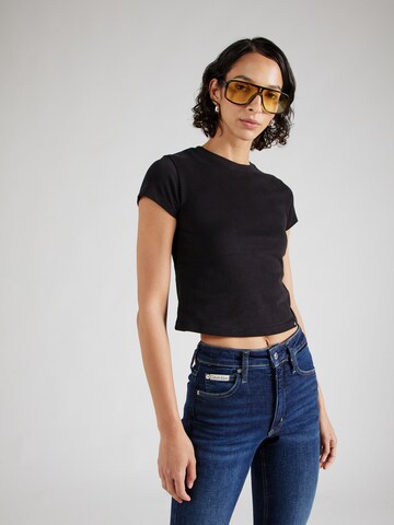 T-shirt 'Contemporary' Calvin Klein Jeans en noir : devant