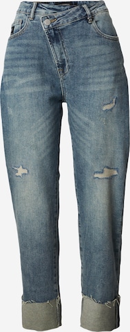 mėlyna Elias Rumelis Siaurėjantis Džinsai 'Jenny': priekis