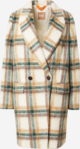 BOSS Orange Between-seasons coat 'Catop2' in Beige: front