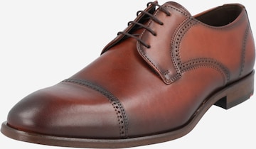 LLOYD Lace-up shoe 'Perry' in Brown: front