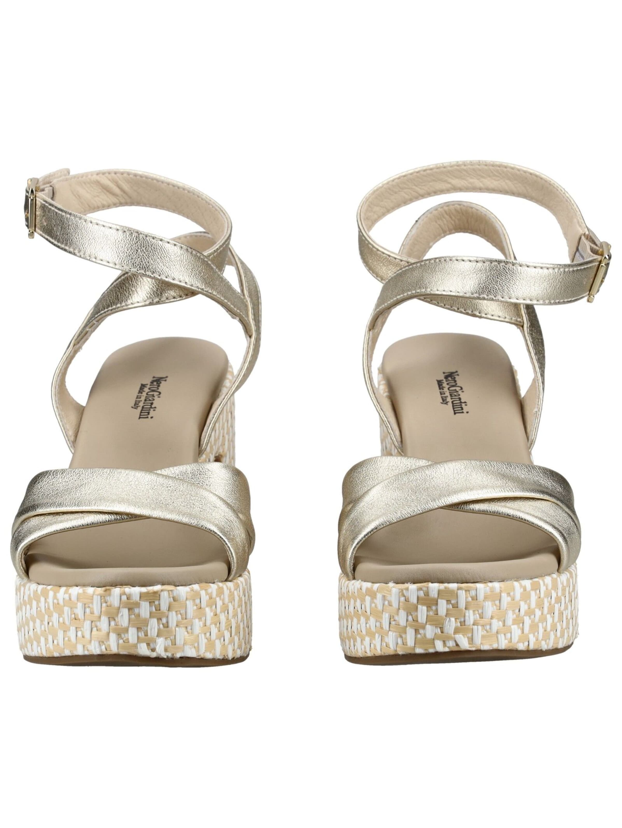 Sandalo di Nero Giardini in oro