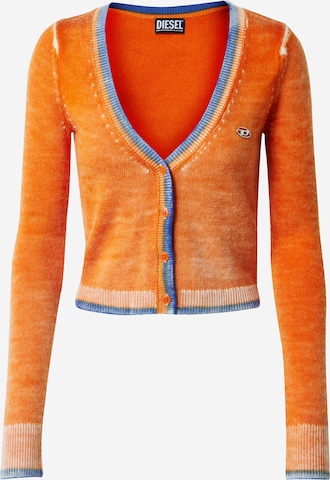 DIESEL Knit Cardigan 'ARIKA' in Orange: front