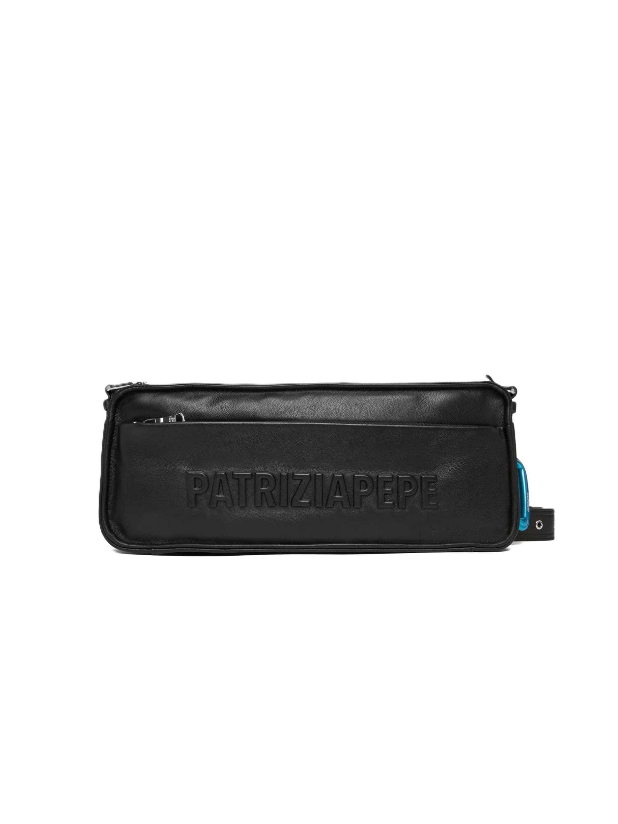 Borsa a spalla di PATRIZIA PEPE in nero: frontale
