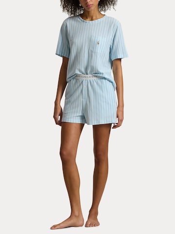 Pyjama ' Knit Oxford ' Polo Ralph Lauren en bleu : devant