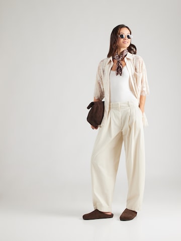 VERO MODA regular Παντελόνι 'VMCarley' σε μπεζ