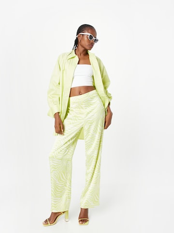 Wide Leg Pantalon Gina Tricot en vert