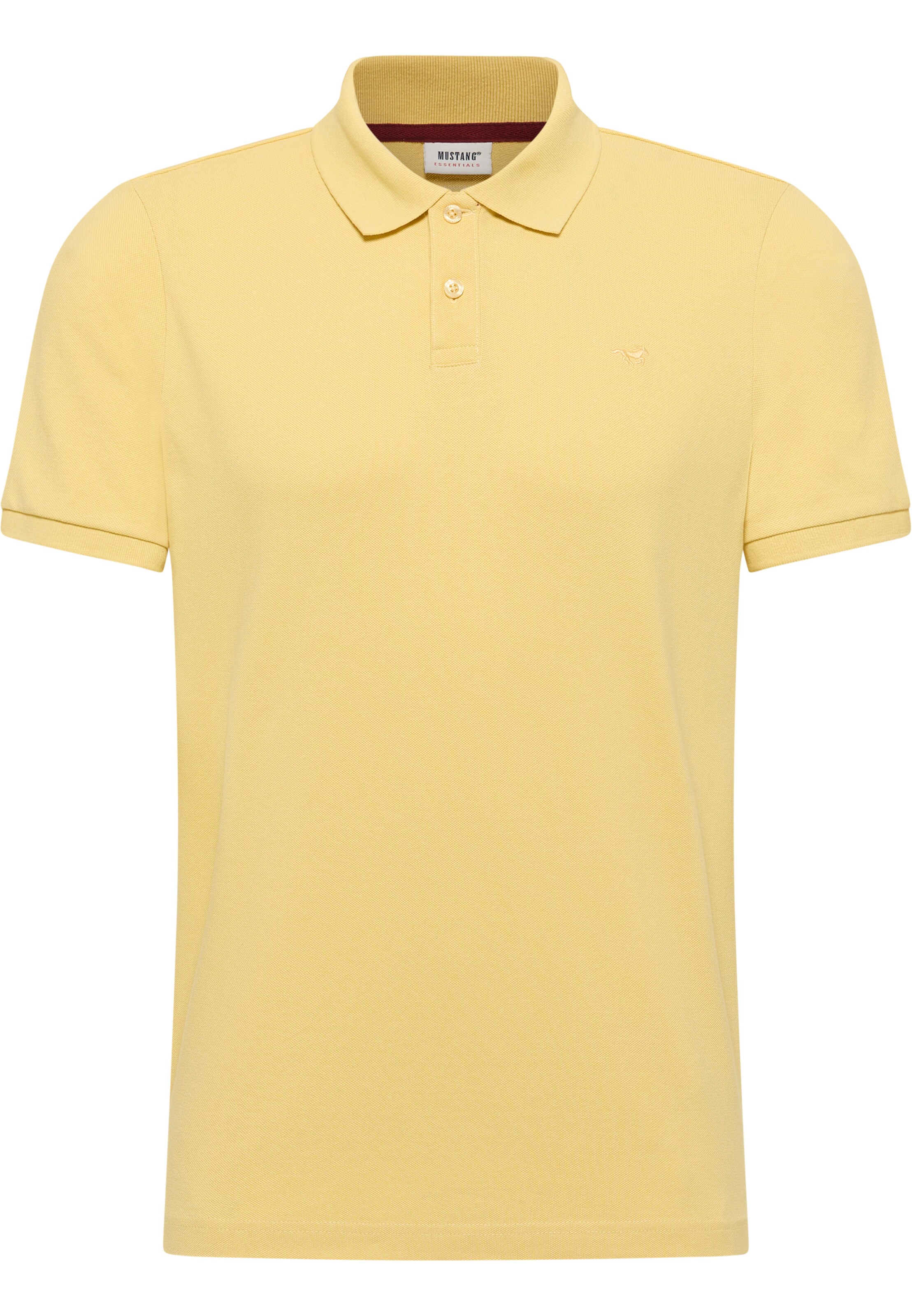 MUSTANG Poloshirt 'Palco' in Gelb: Vorderseite