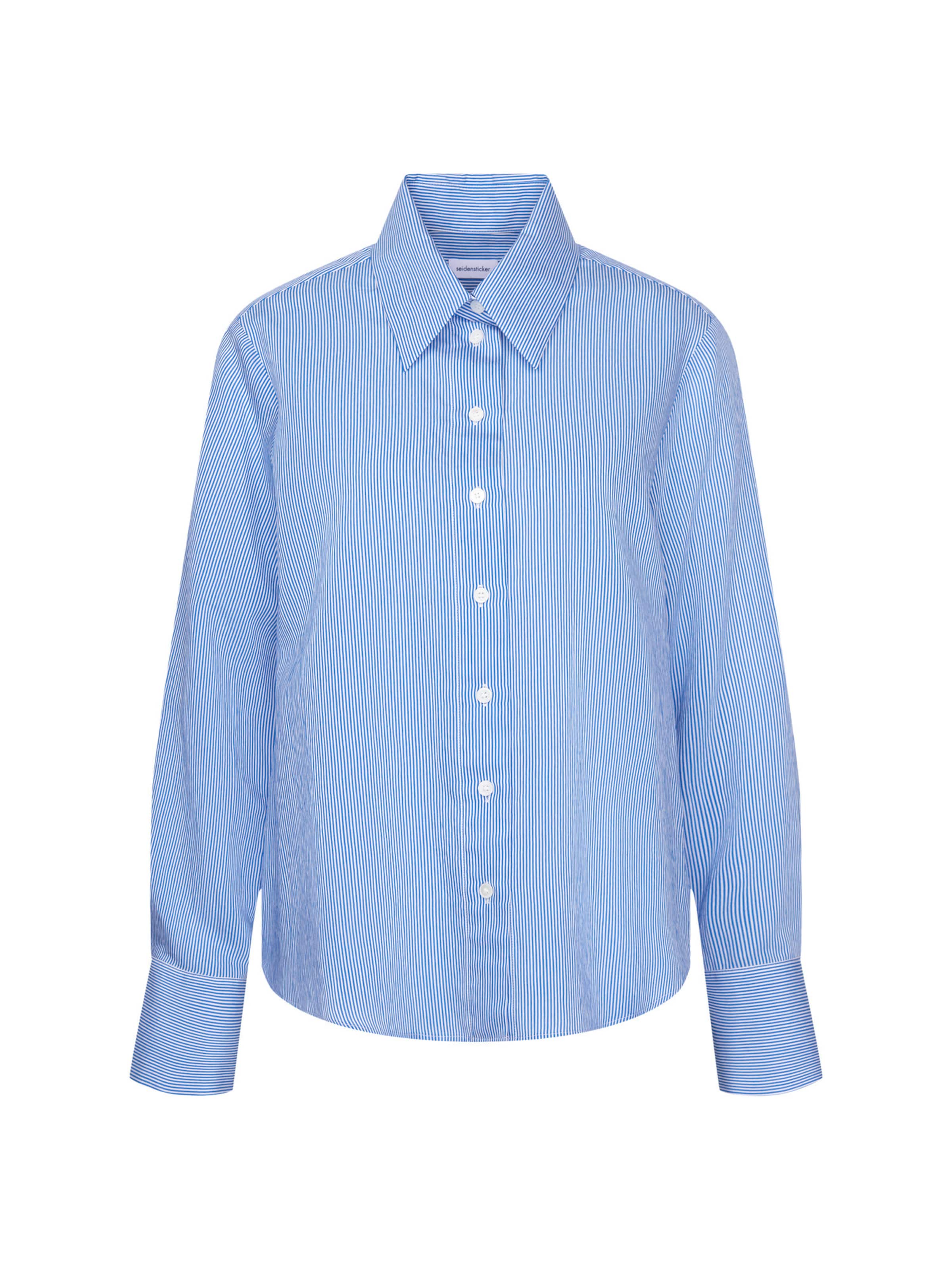 SEIDENSTICKER Bluse in Blau: Vorderseite