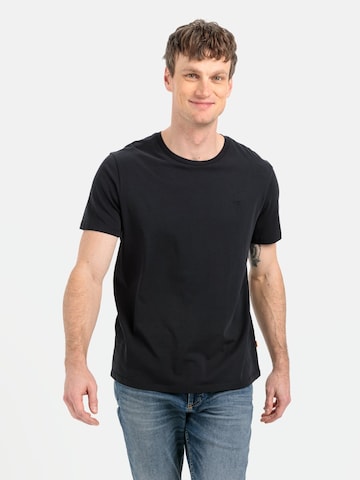CAMEL ACTIVE Тениска в черно: отпред