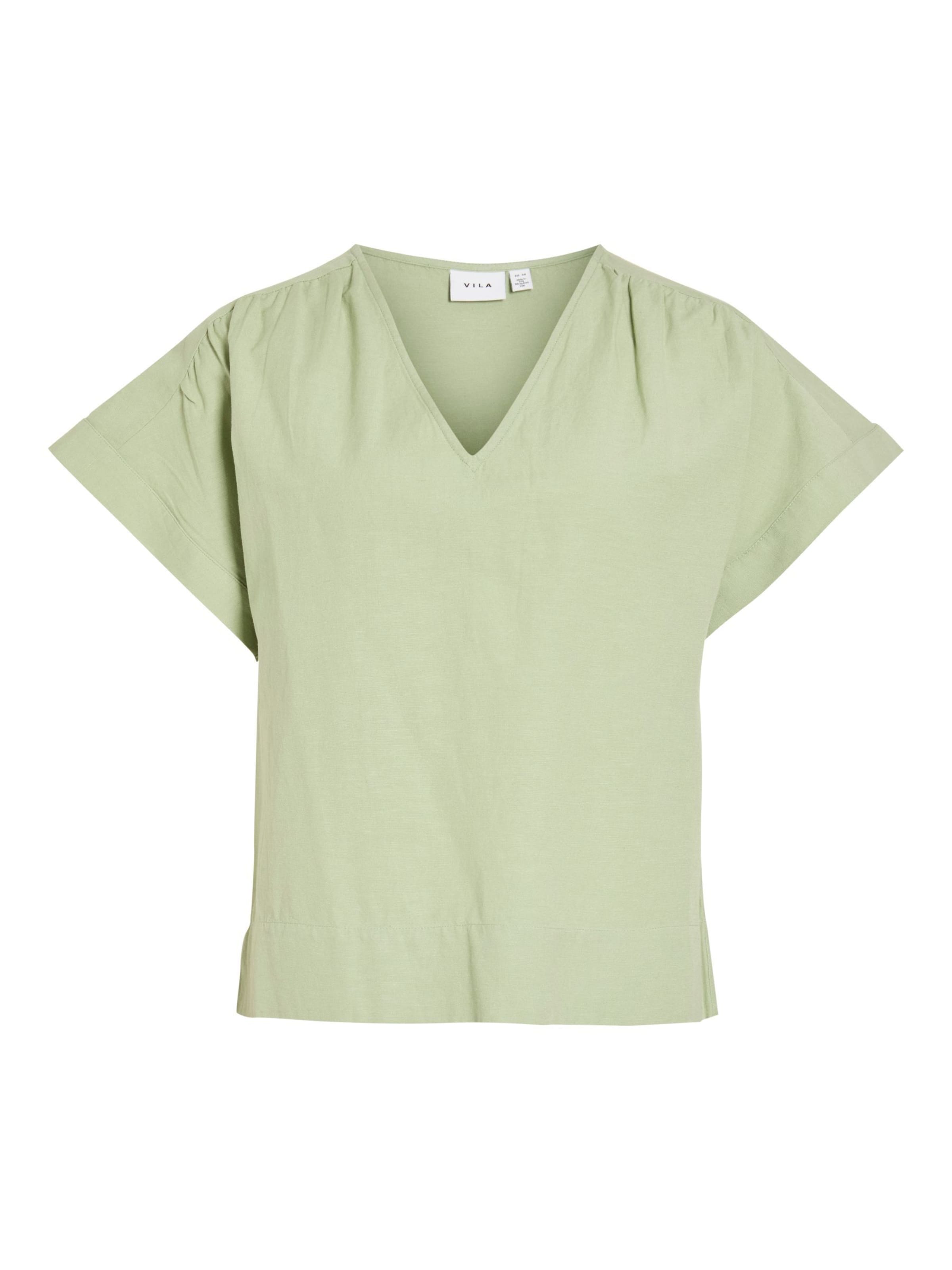 VILA T-Shirt 'VIPRISILLA' in Grün: Vorderseite