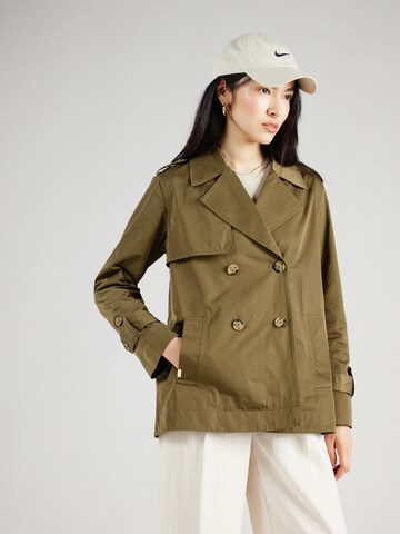 MOS MOSH Between-Seasons Coat in Green: front