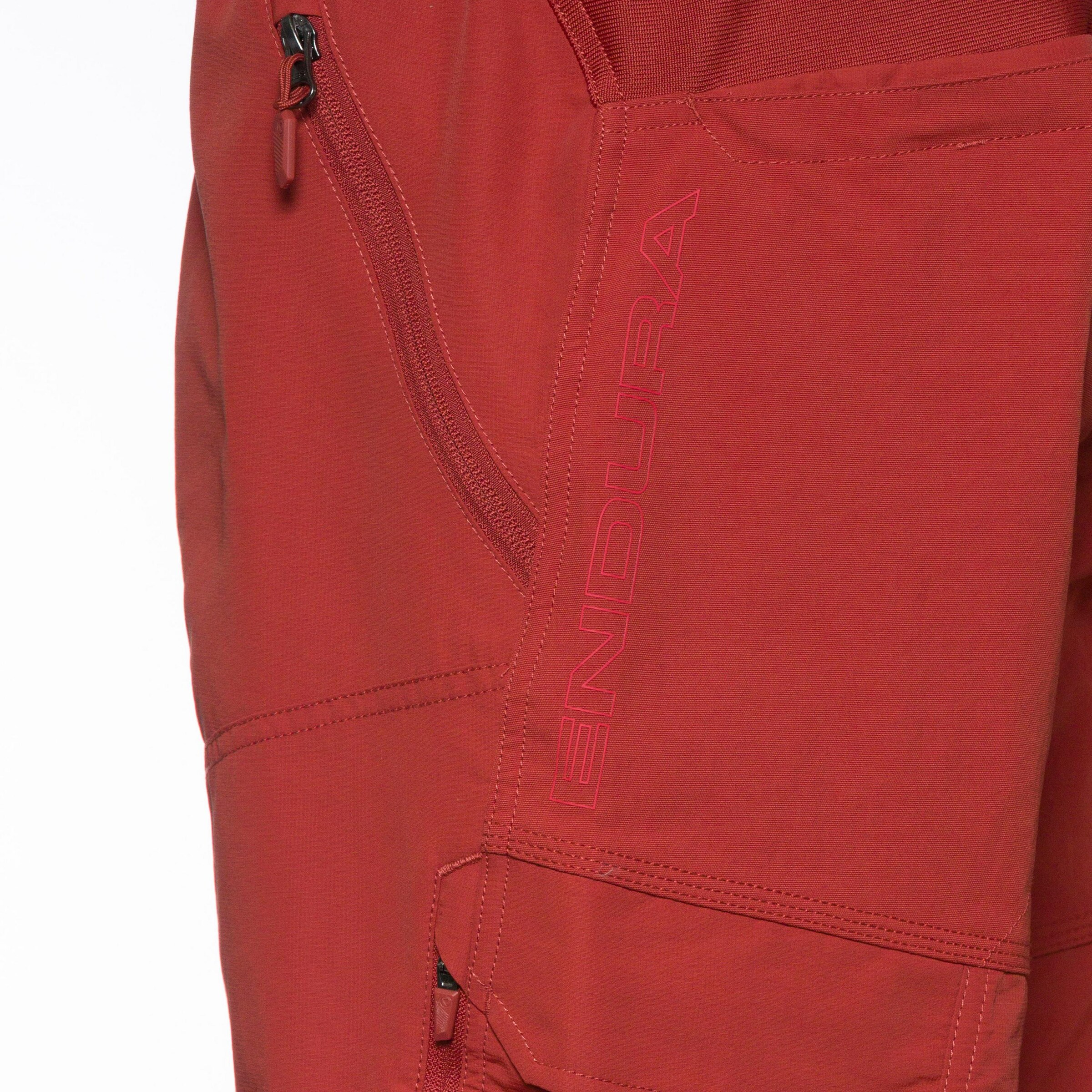 ENDURA Regular Workout Pants 'Hummvee' in Red