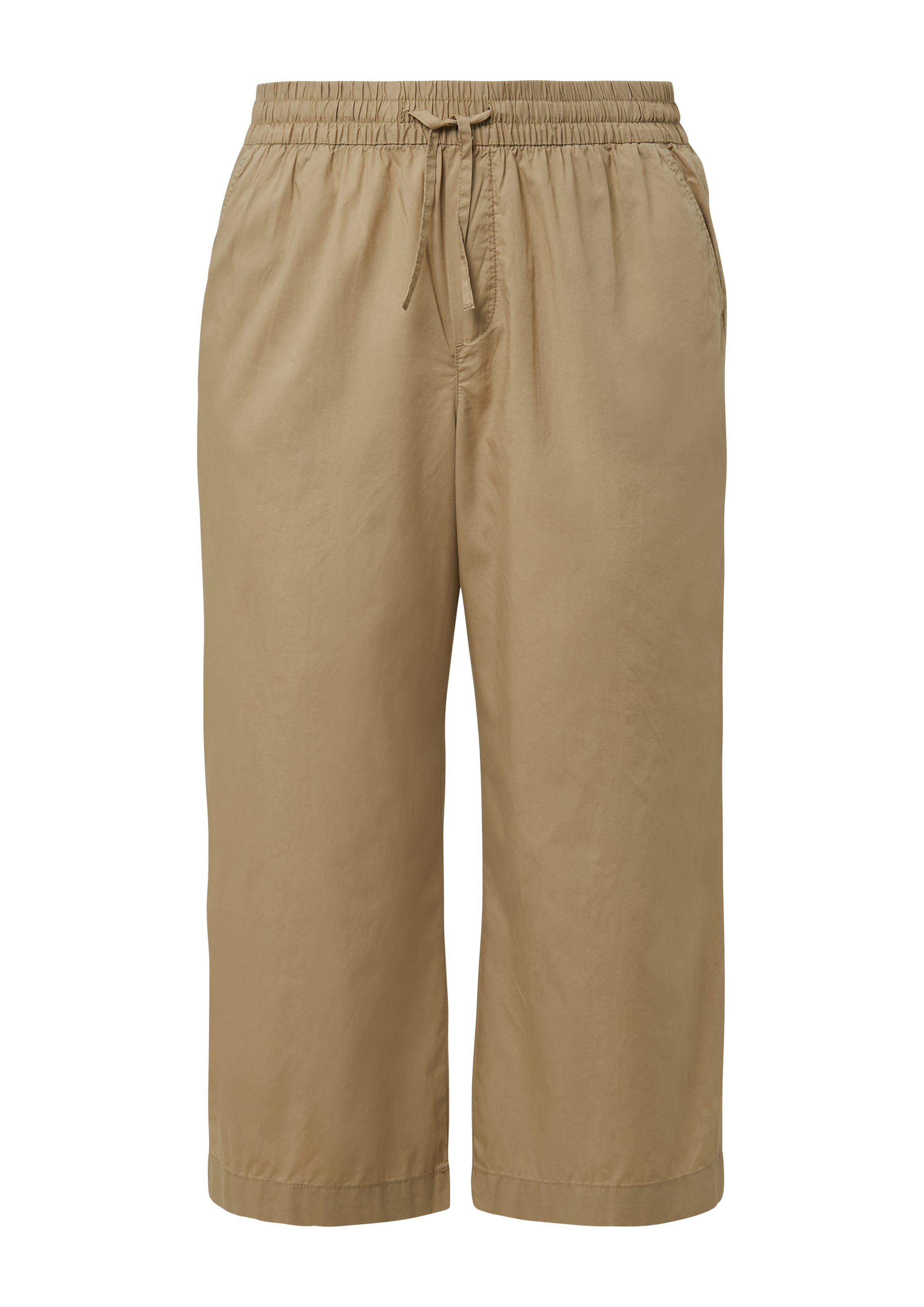 Wide Leg Pantalon s.Oliver en marron : devant