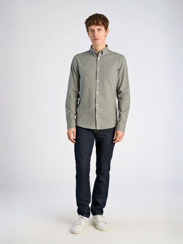 Coupe regular Chemise Lindbergh en vert