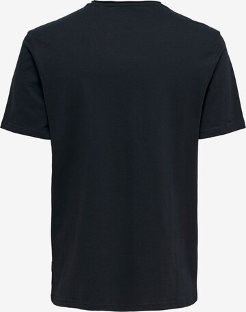 Only & Sons T-Shirt 'Roy' in Blau