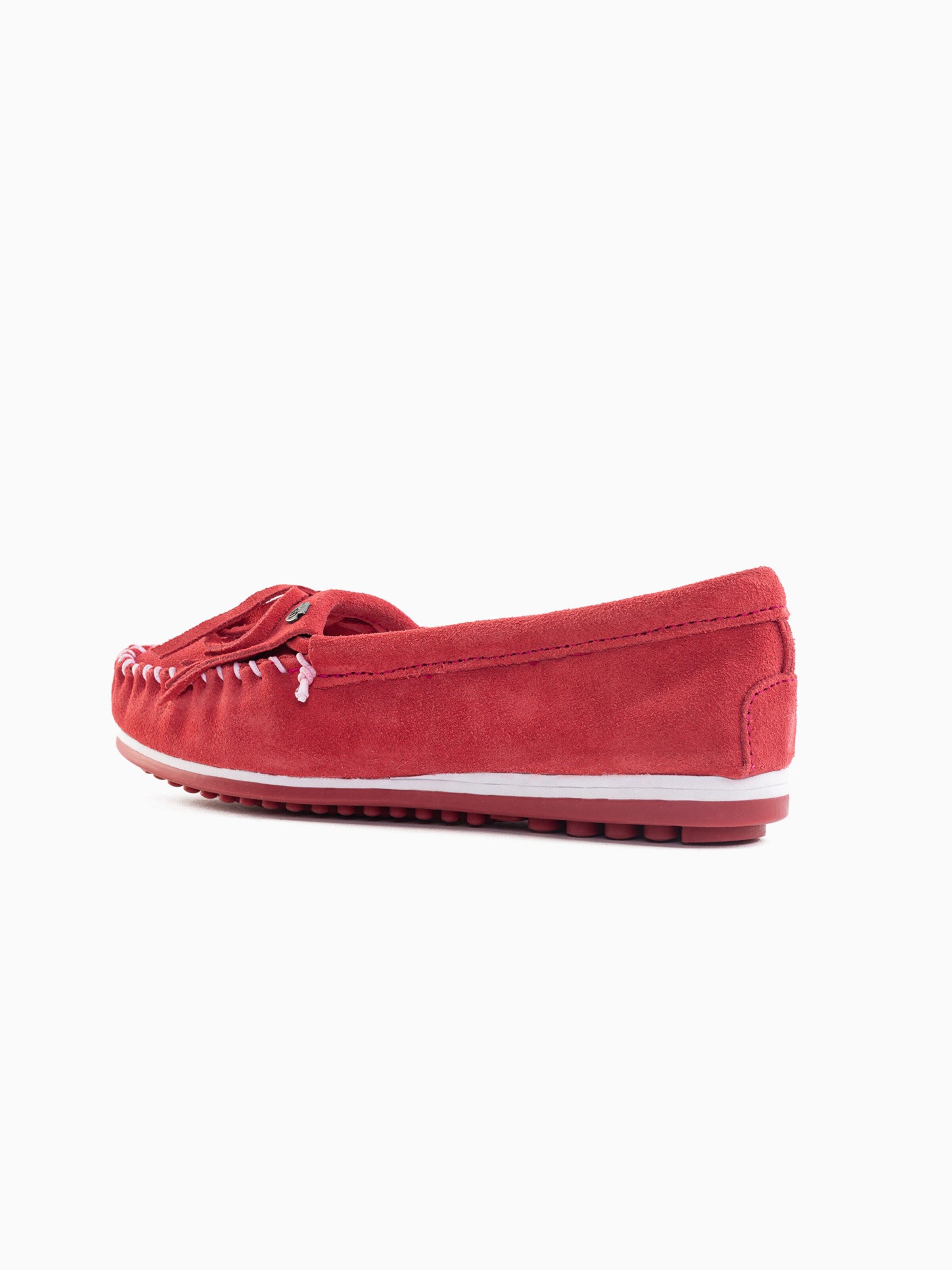 Minnetonka Mokassin 'Kilty plus' in Rot