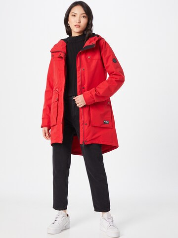 Alife and Kickin Between-Seasons Coat 'CharlotteAK C' in Red