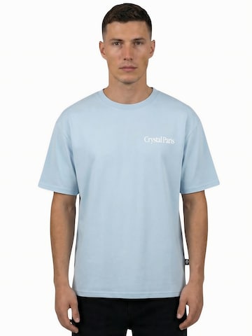 Crystal Paris Shirt 'Living Life' in Blauw