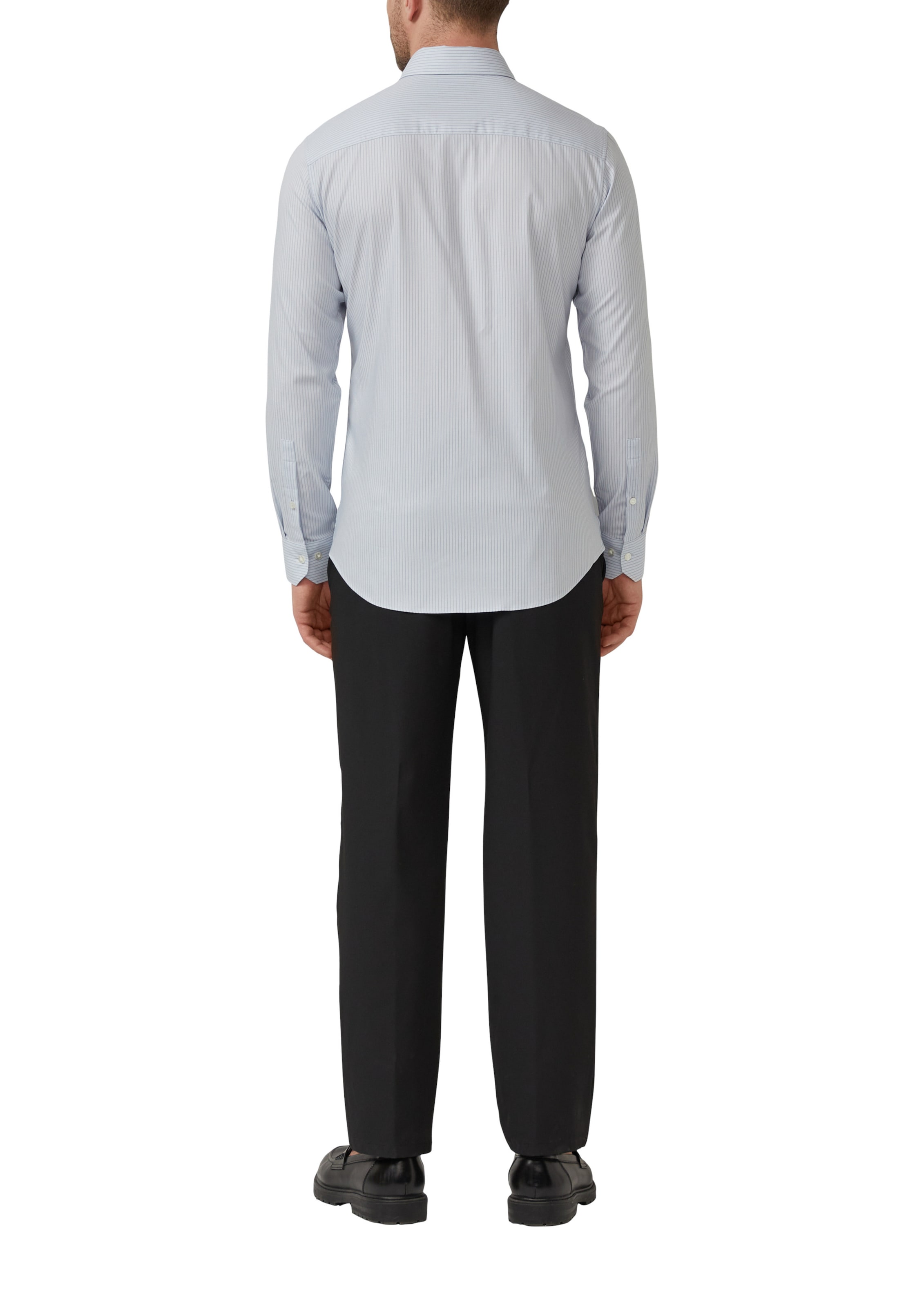 s.Oliver Regular fit Button Up Shirt in Blue