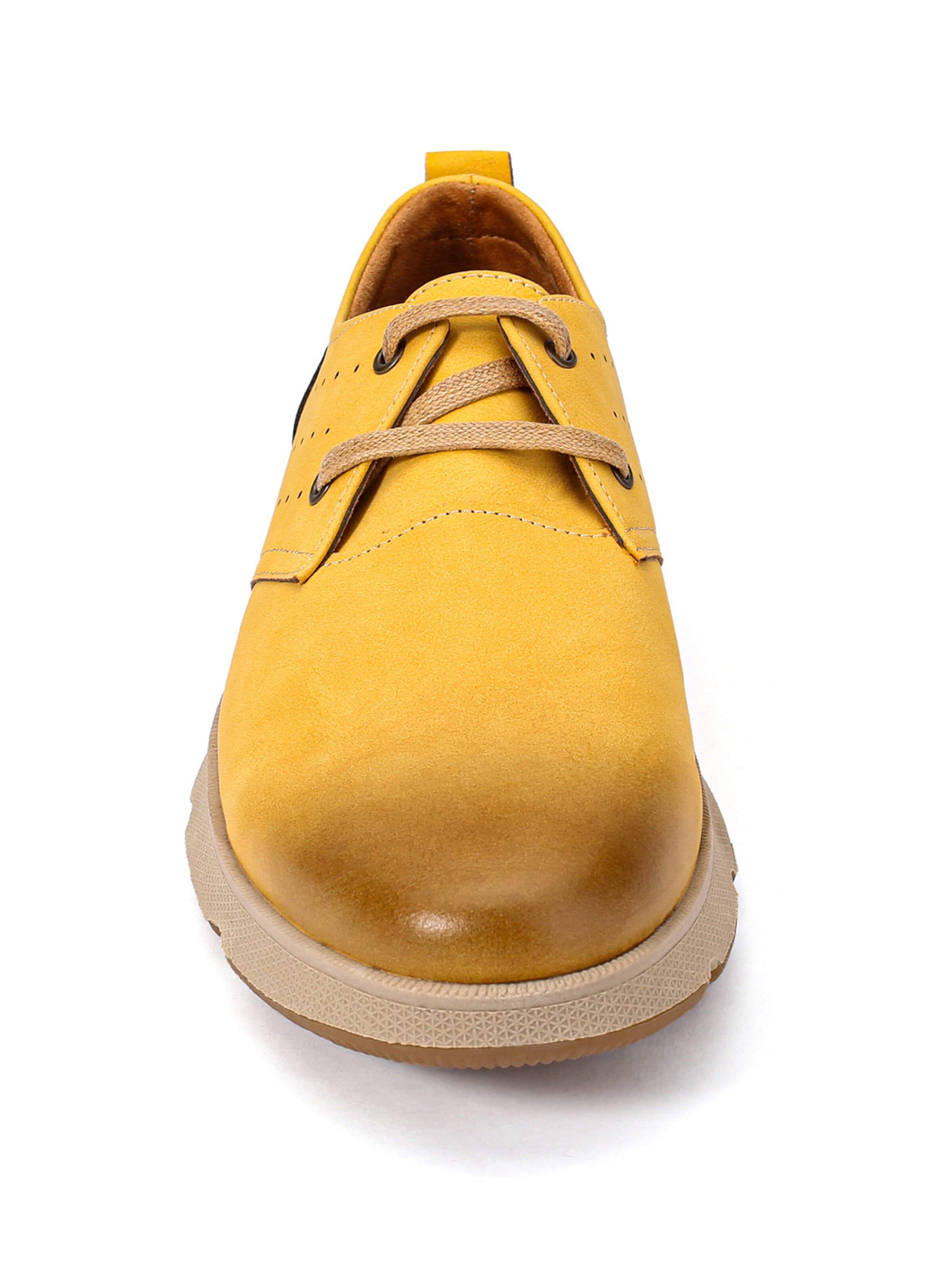 ALLTHEMEN Schnürschuh 'Flucht'‌‌ in Gelb