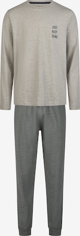 Phil & Co. Berlin Pajamas long ' Lifestyle ' in Grey: front