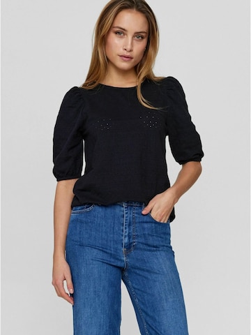 T-shirt ' NUTITUS TEE ' NÜMPH en noir : devant