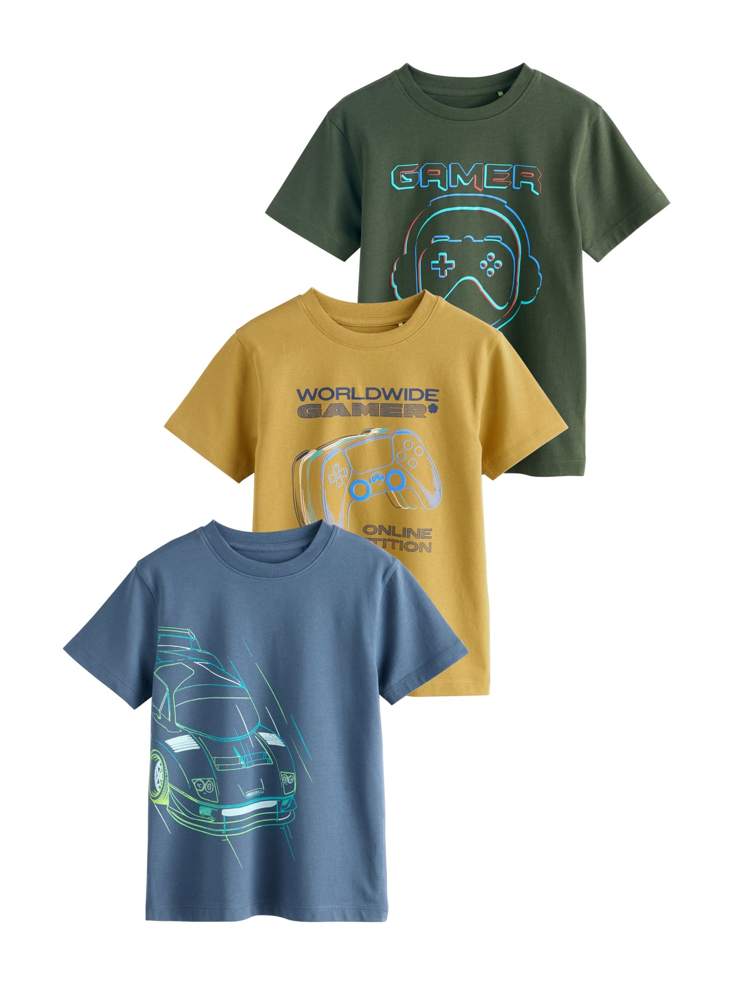 Next Tričko – modrá: přední strana