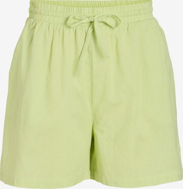 VILA Regular Trousers 'Miro' in Green: front