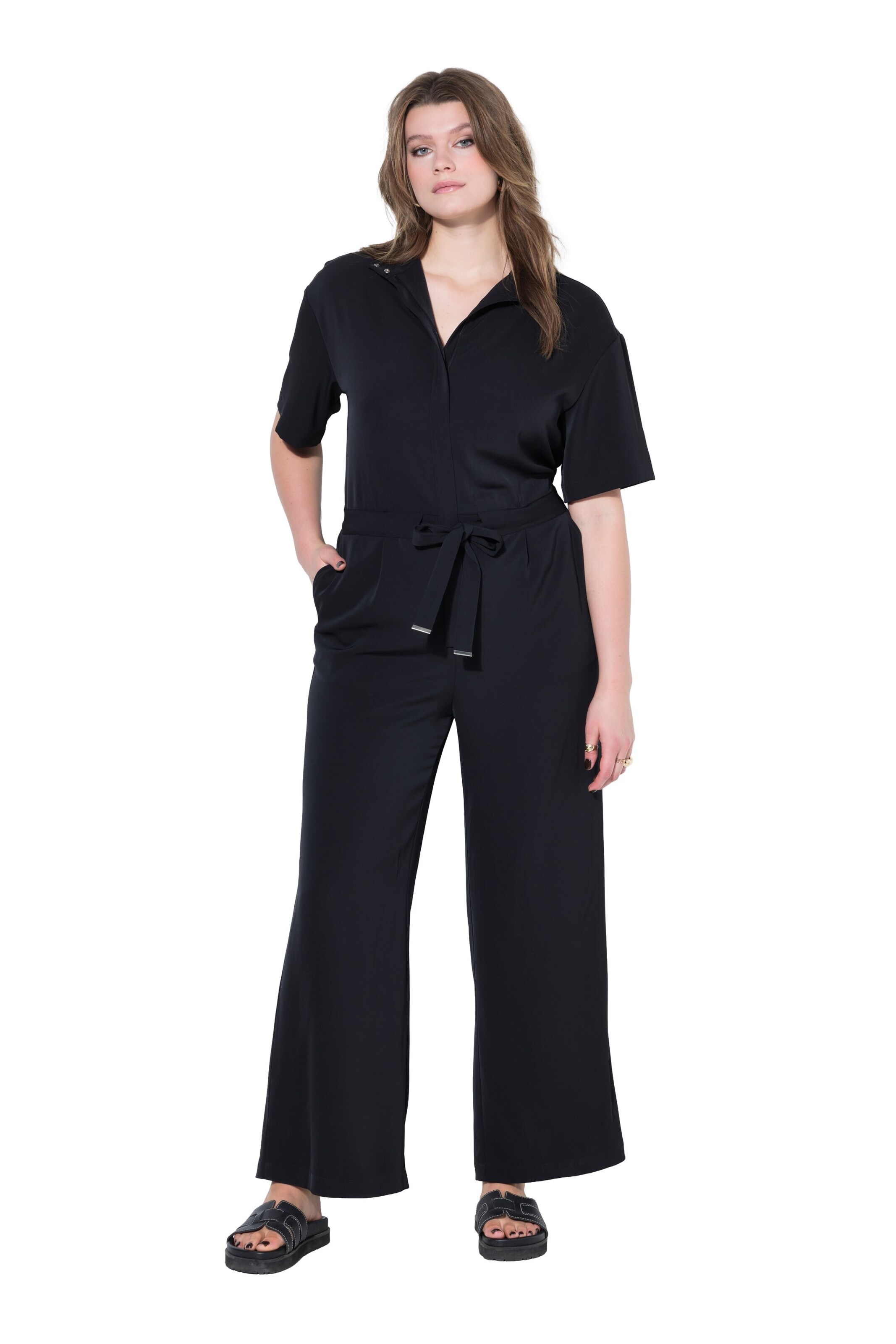 Studio Untold Jumpsuit in Schwarz: Vorderseite