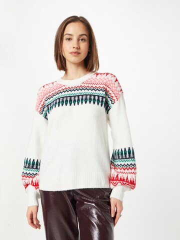 GAP Sweater 'FOREVERCOZY' in White: front