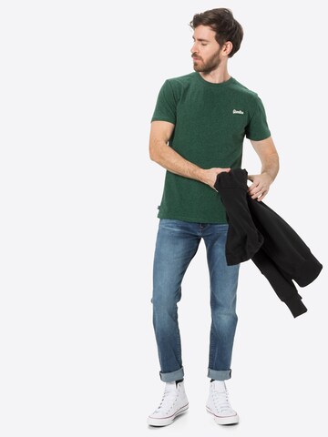 Superdry Tapered T-shirt i grön