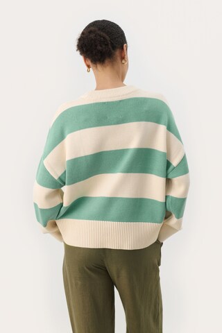 Part Two Pullover i overstørrelse 'Serafine' i grøn