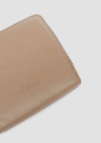 s.Oliver Wallet in Beige